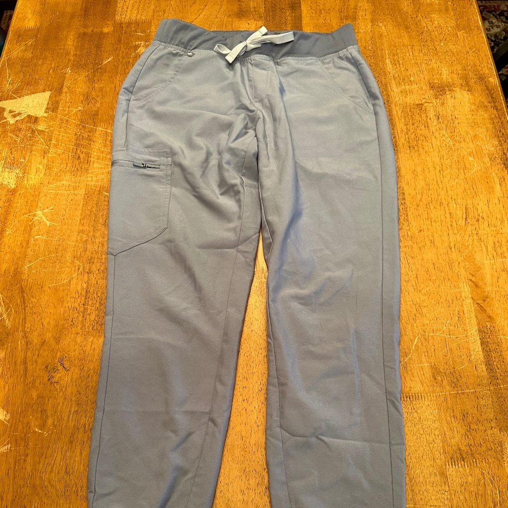 Figs Scrubs Women’s Joggers - Vapor Blue Space Dye